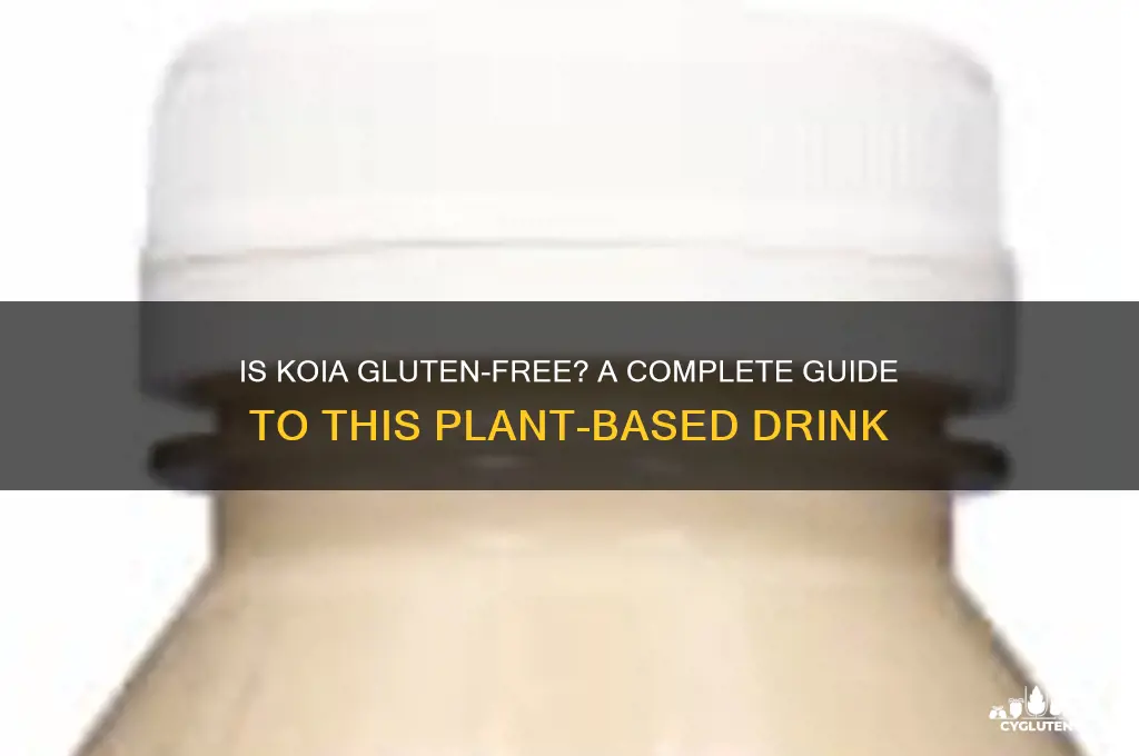 is koia gluten free