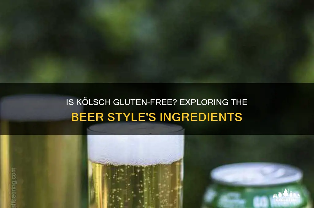 is kolsch gluten free