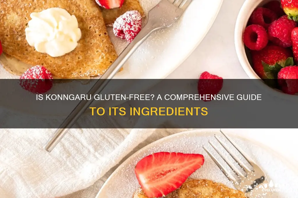 is konngaru gluten free