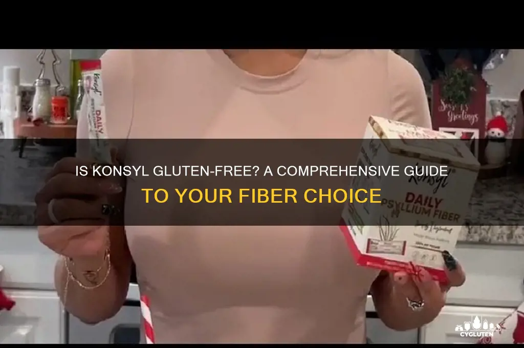 is konsyl gluten free