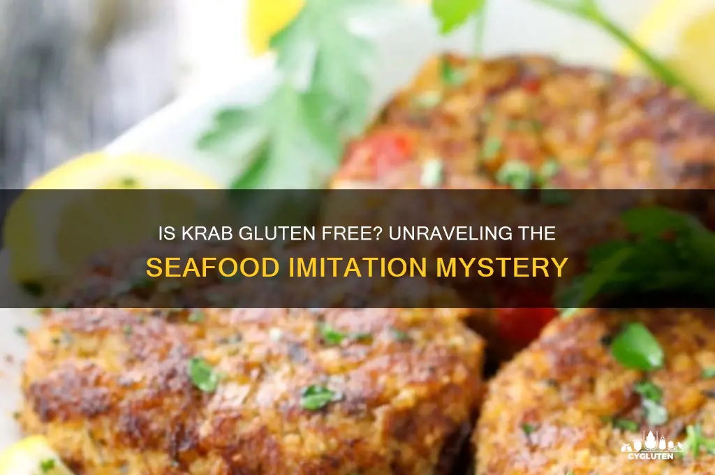 is krab gluten free