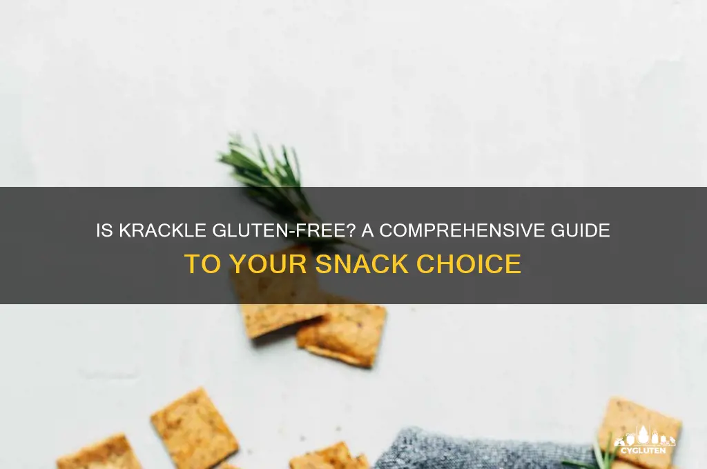 is krackle gluten free