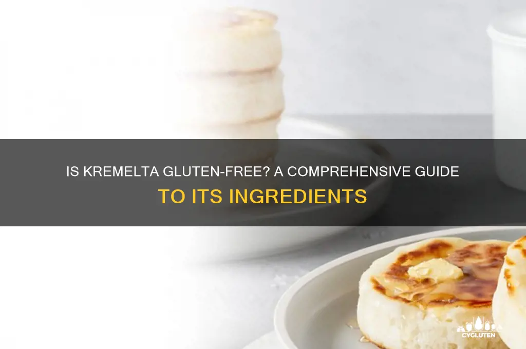 is kremelta gluten free
