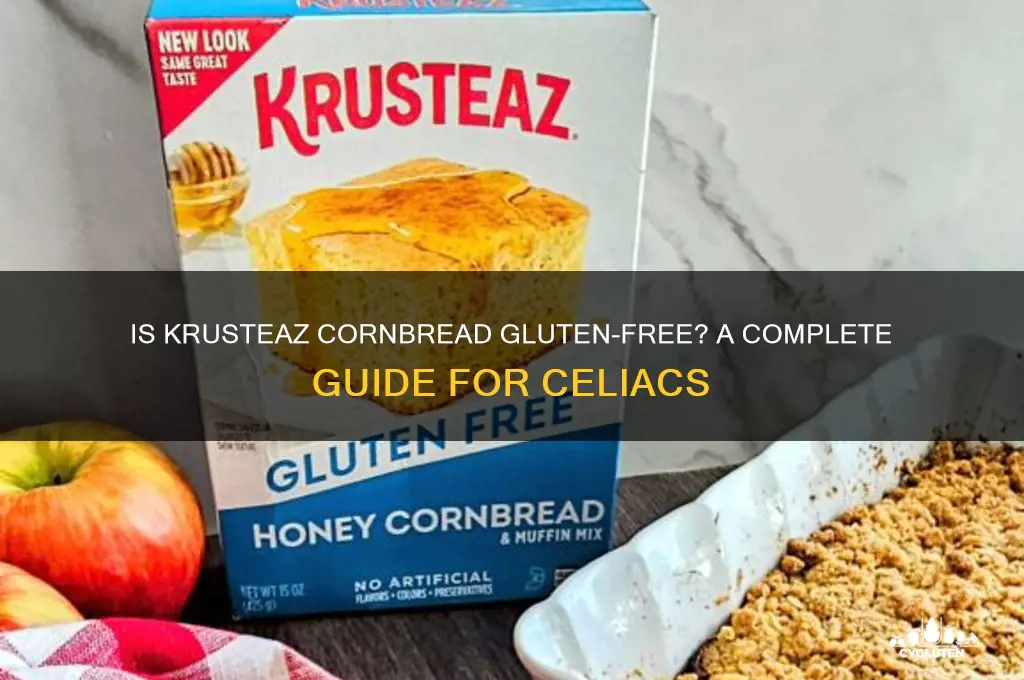 is krusteaz cornbread gluten free