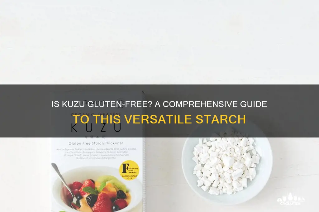 is kuzu gluten free