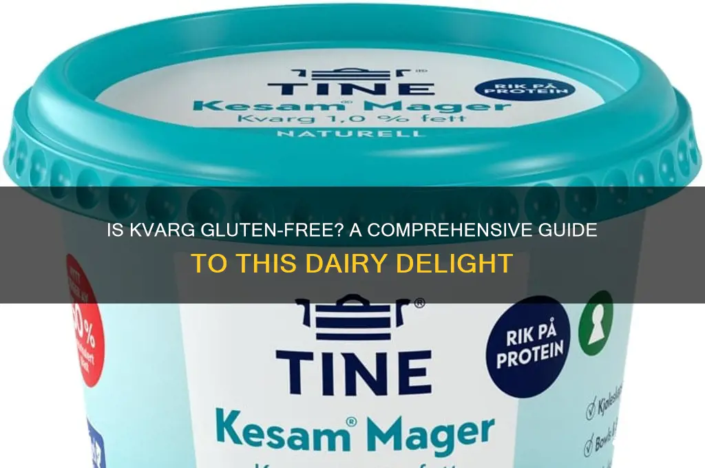 is kvarg gluten free