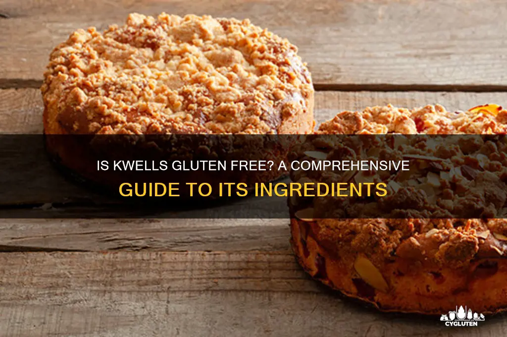 is kwells gluten free