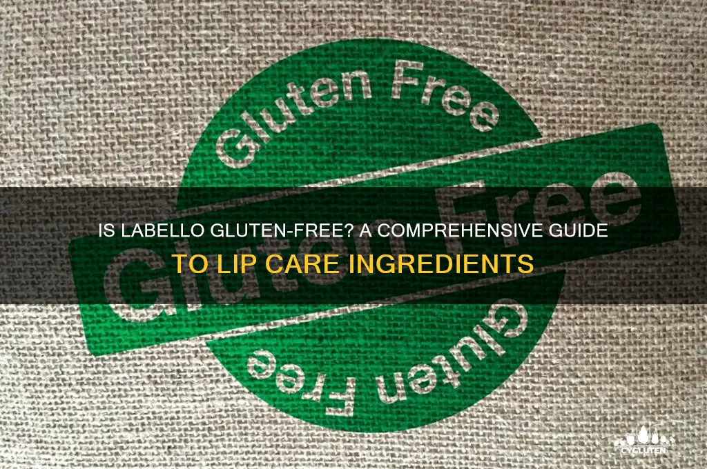 is labello gluten free