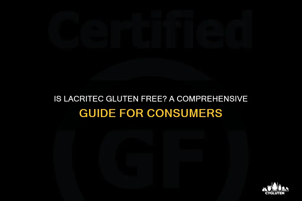 is lacritec gluten free