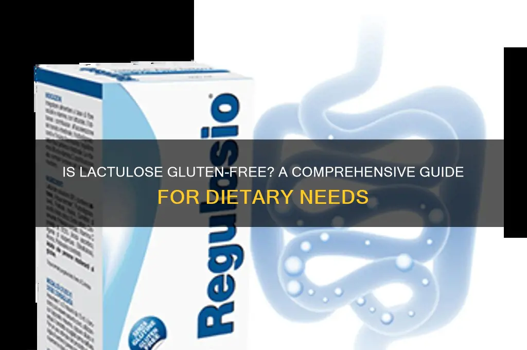 is lactulose gluten free
