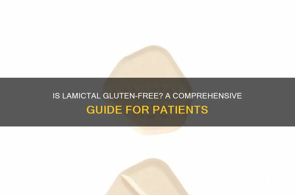 is lamictal gluten free