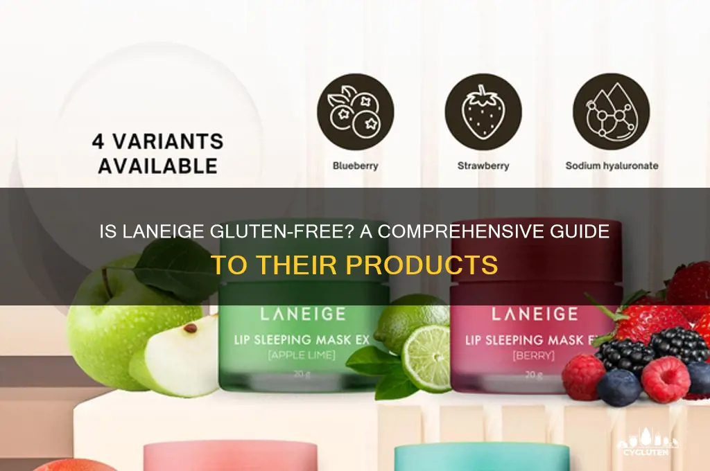 is laneige gluten free
