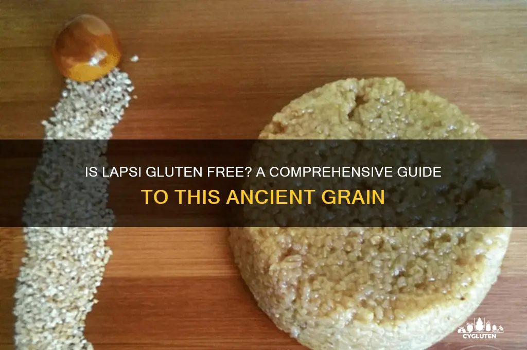 is lapsi gluten free