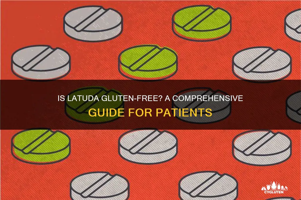 is latuda gluten free