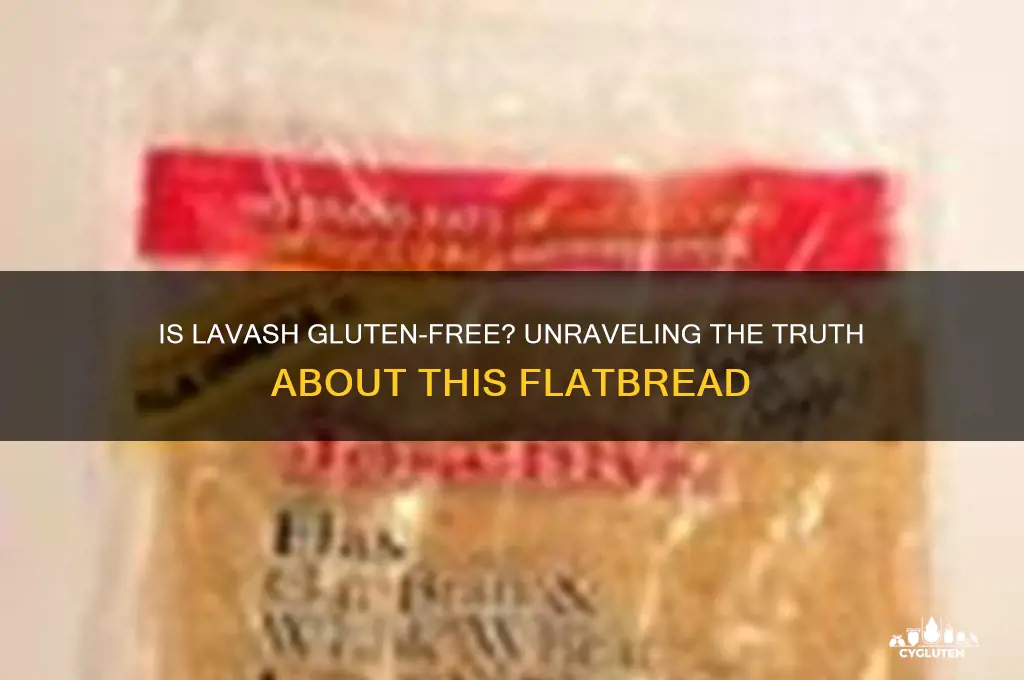 is lavash gluten free