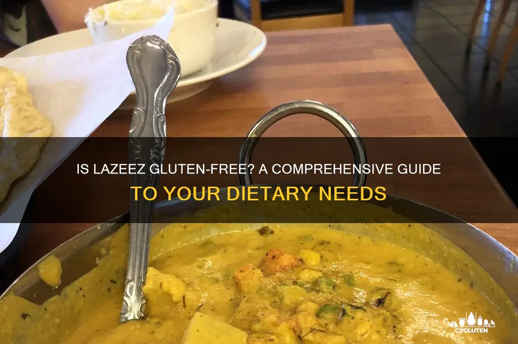 is lazeez gluten free