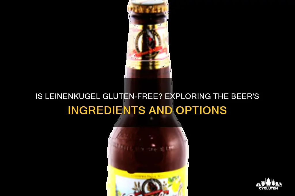 is leinenkugel gluten free
