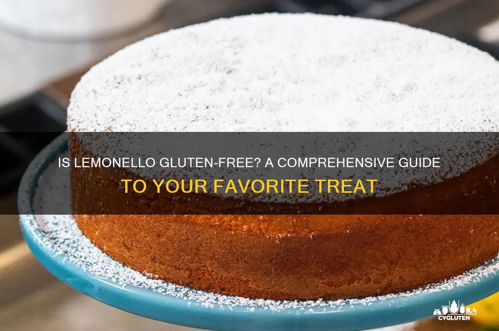 is lemonello gluten free