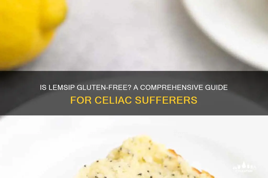 is lemsip gluten free
