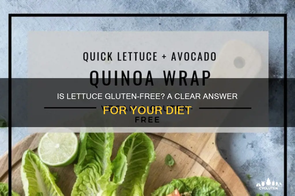is lettuce gluten-free