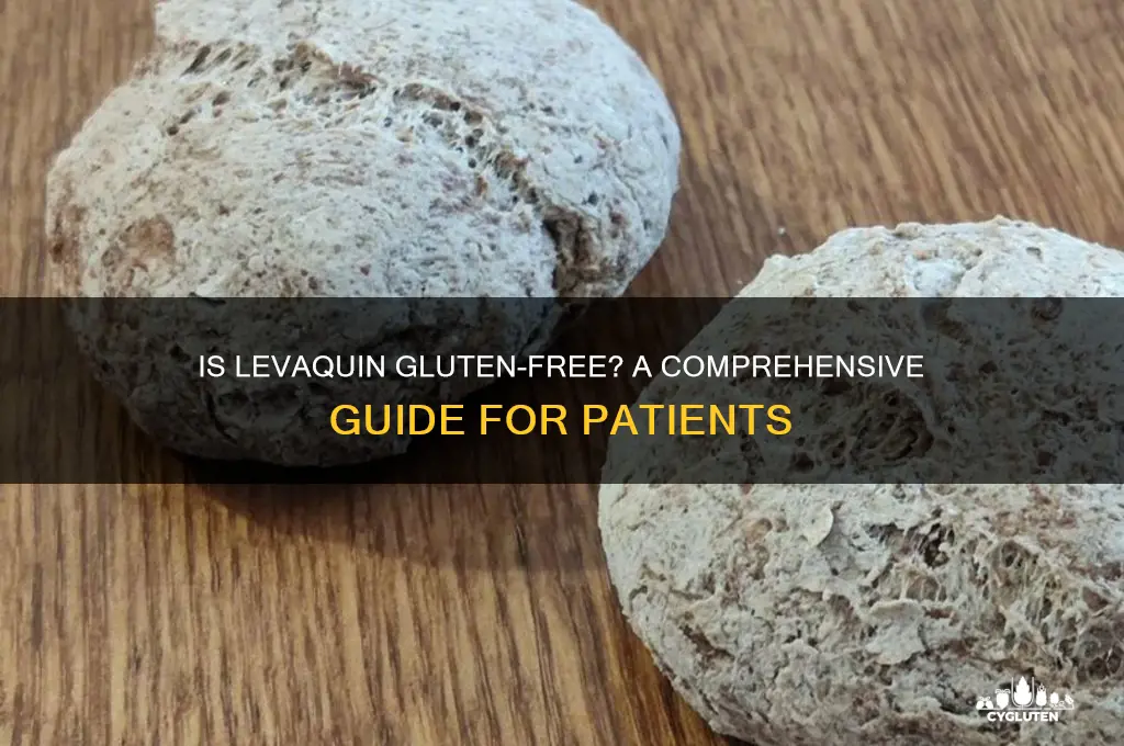 is levaquin gluten free