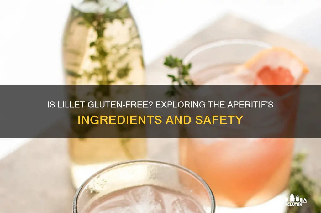 is lillet gluten free