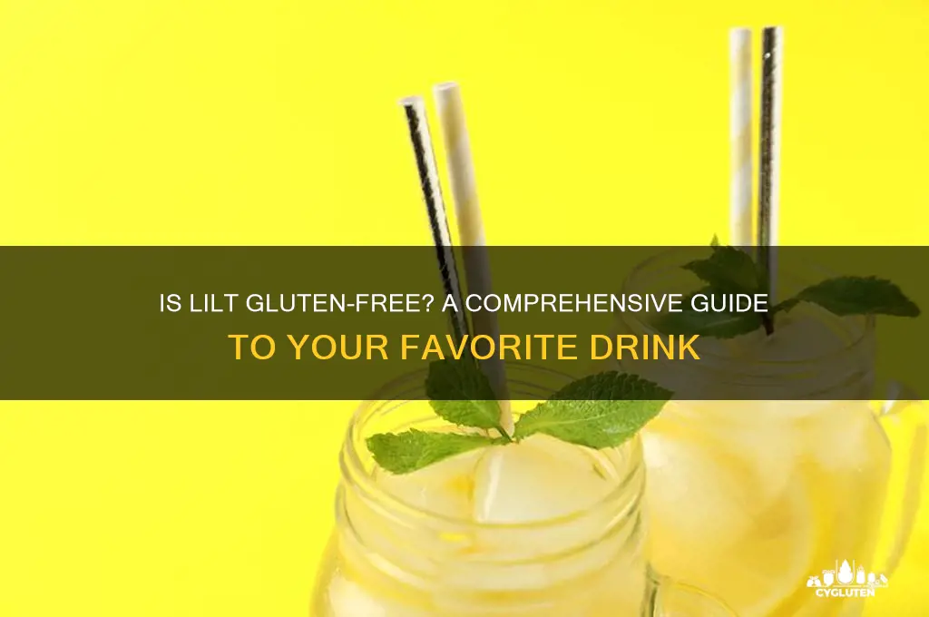 is lilt gluten free