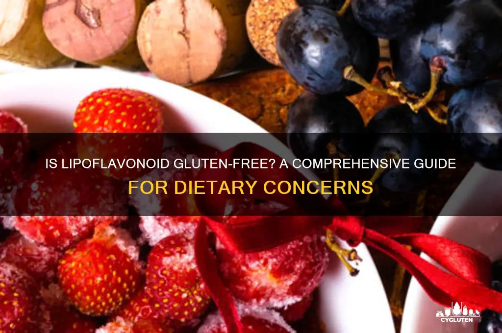 is lipoflavonoid gluten free