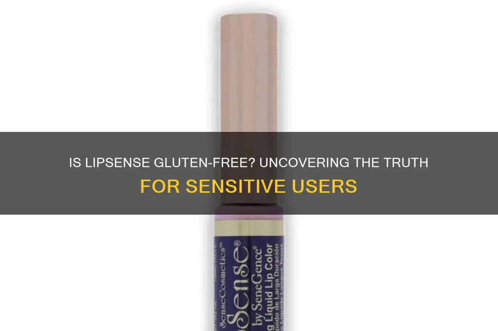 is lipsense gluten free