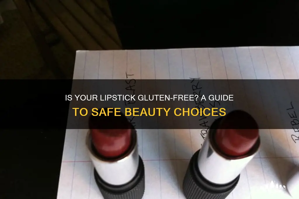is lipstick gluten free