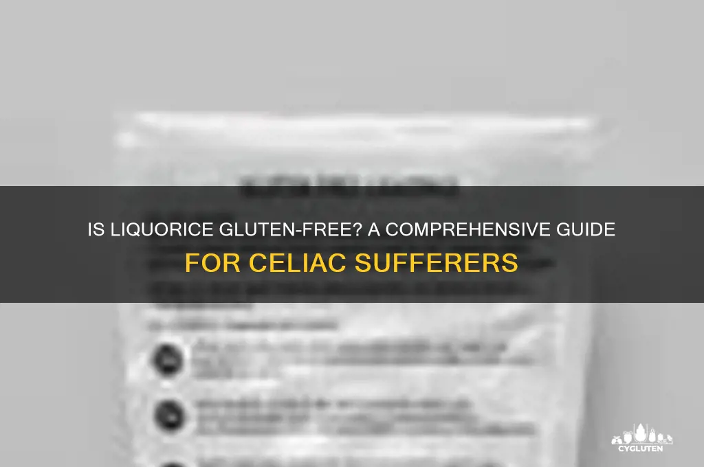 is liquorice gluten free