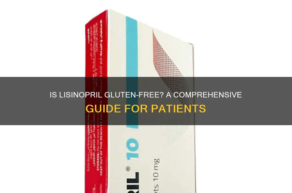 is lisinopril gluten free