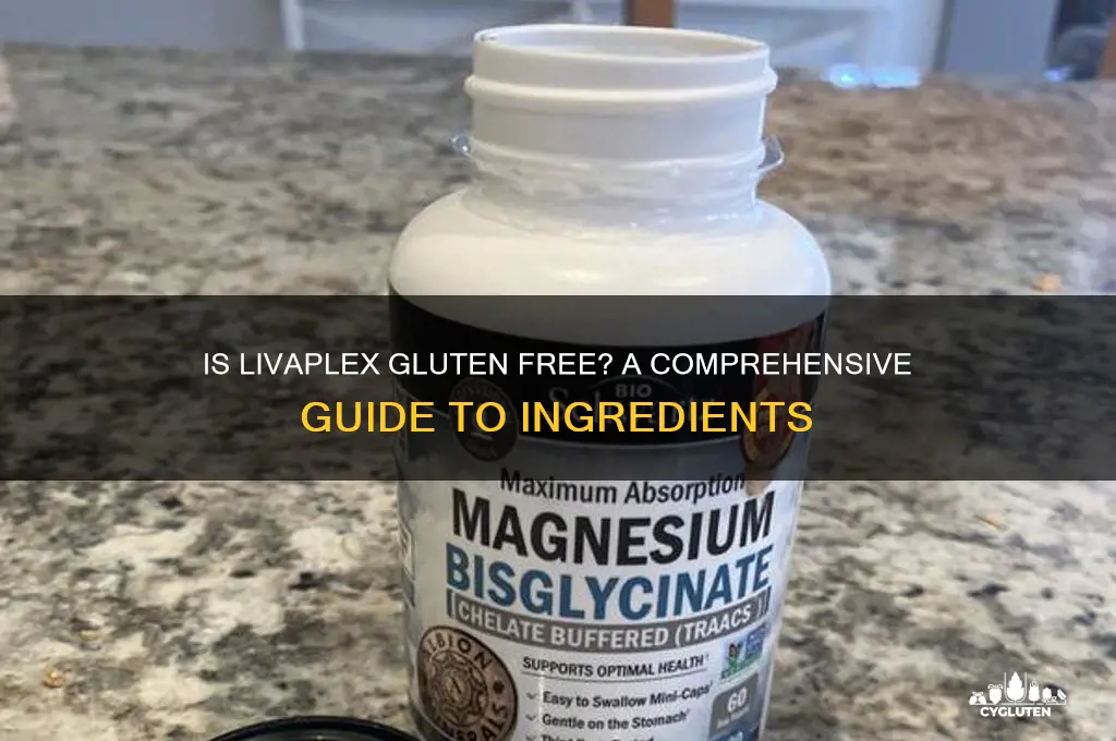 is livaplex gluten free