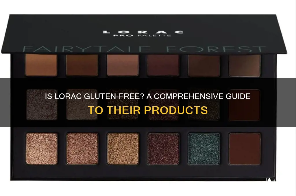 is lorac gluten free
