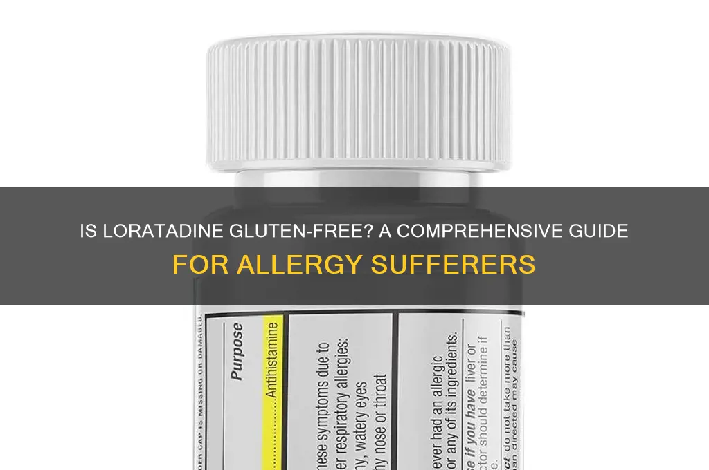 is loratadine gluten free