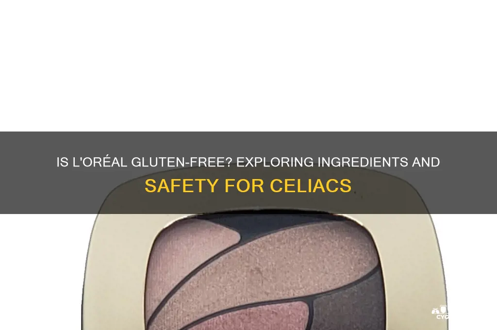 is loreal gluten free