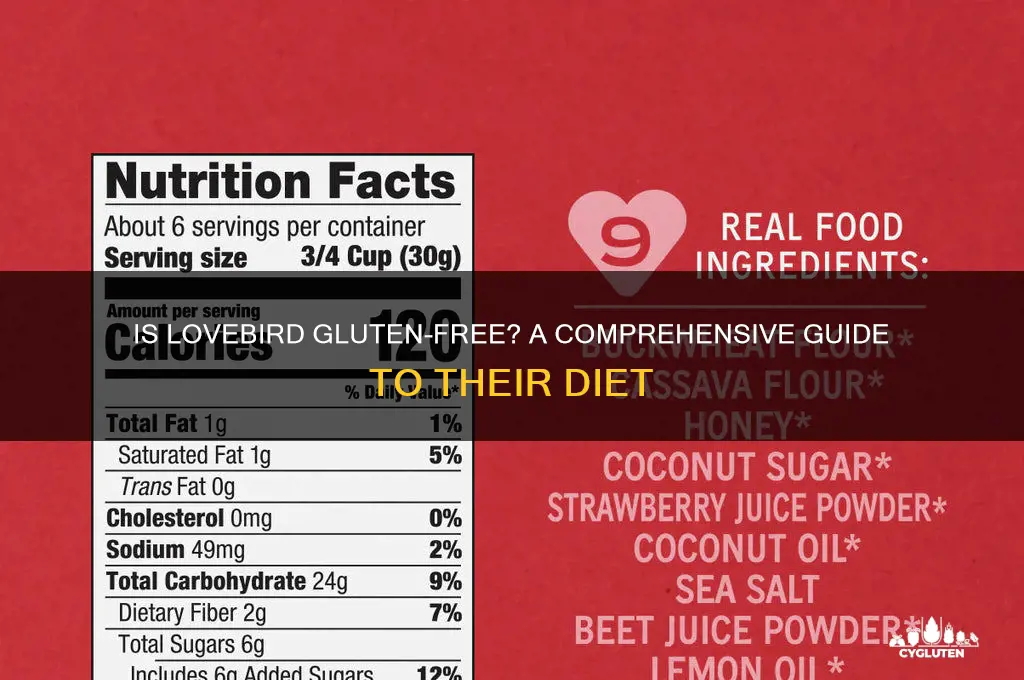 is lovebird gluten free