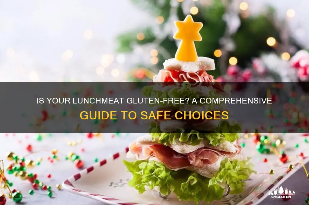 is lunchmeat gluten free