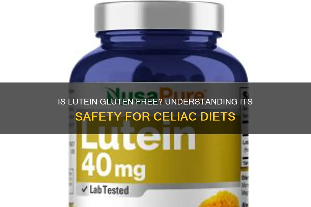 is lutein gluten free