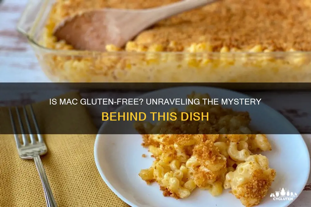 is mac gluten free