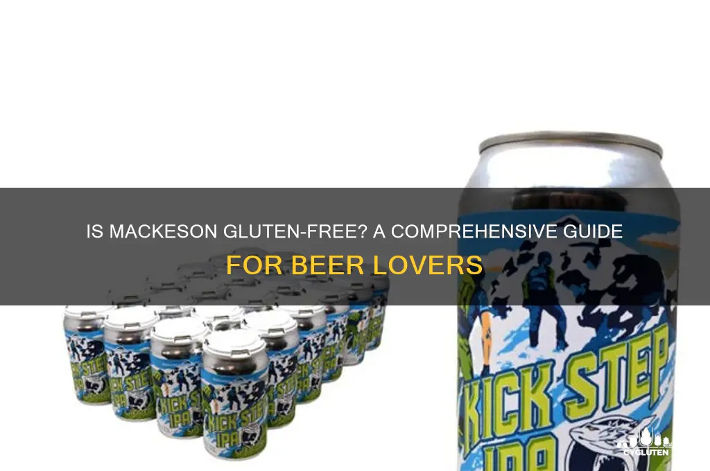 is mackeson gluten free