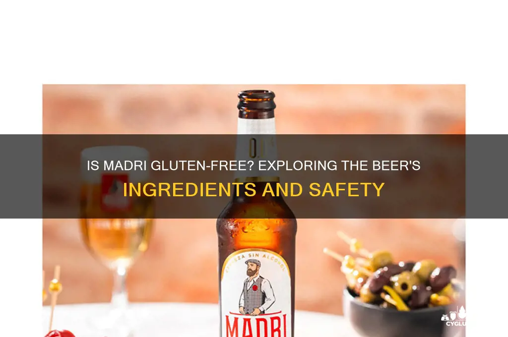 is madri gluten free