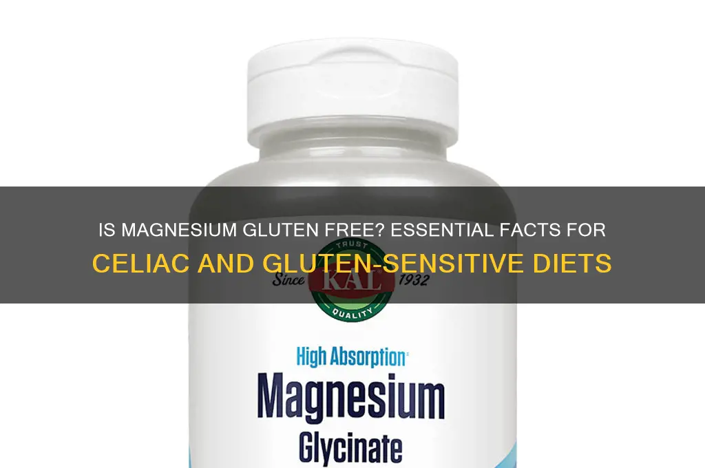 is magnesium gluten free