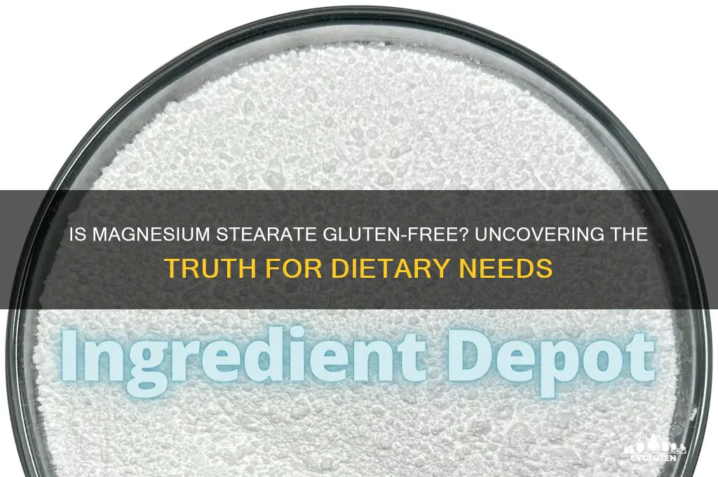 is magnesium stearate gluten free