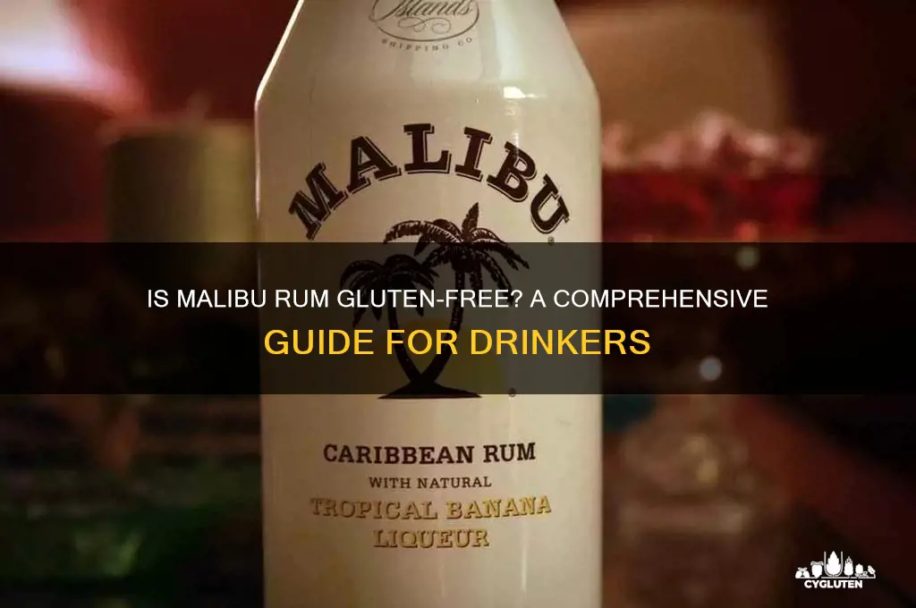 is malibu rum gluten free