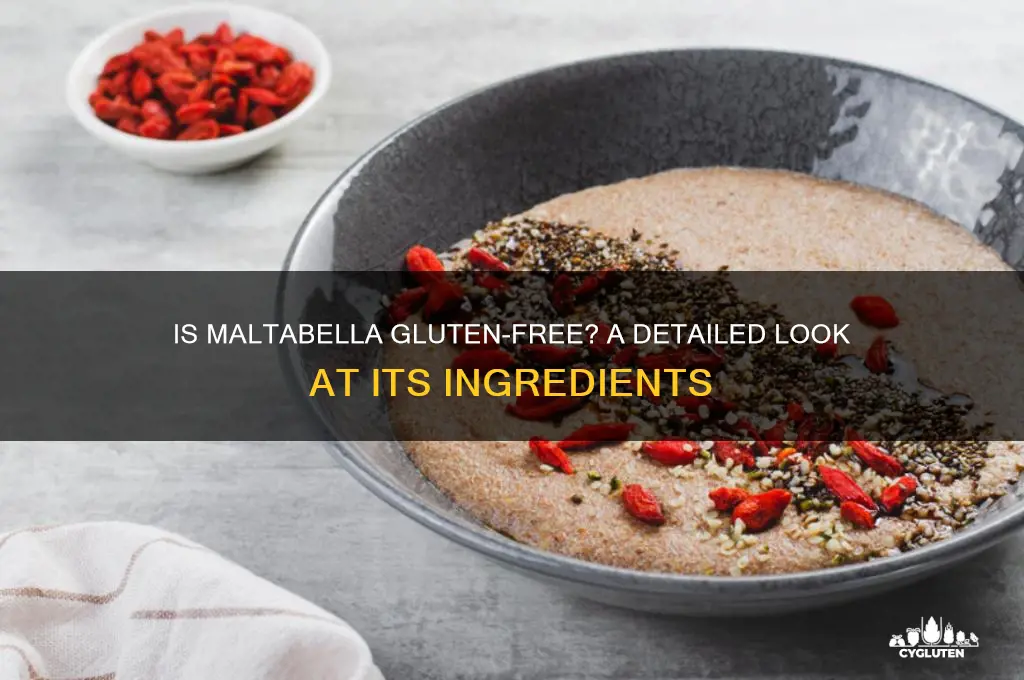 is maltabella gluten free