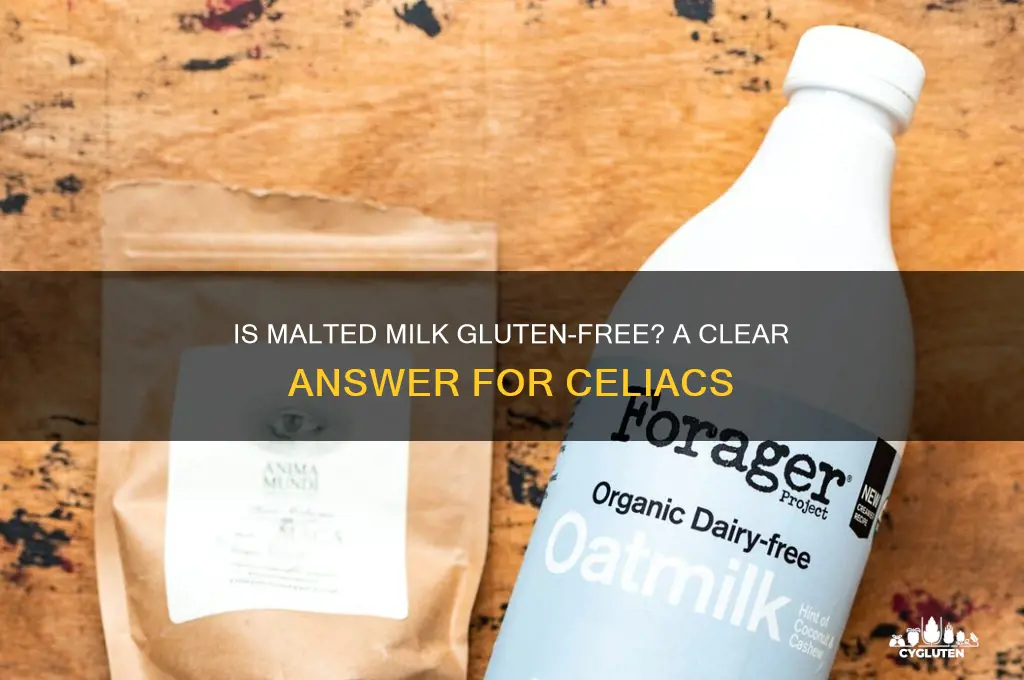 is malted milk gluten free