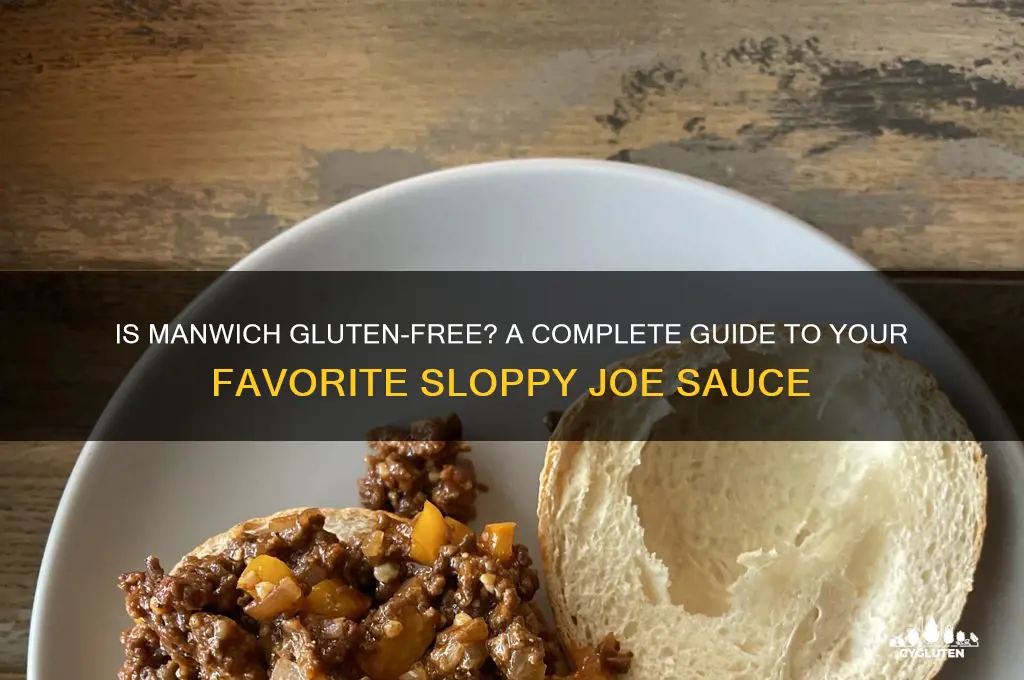 is manwich gluten-free