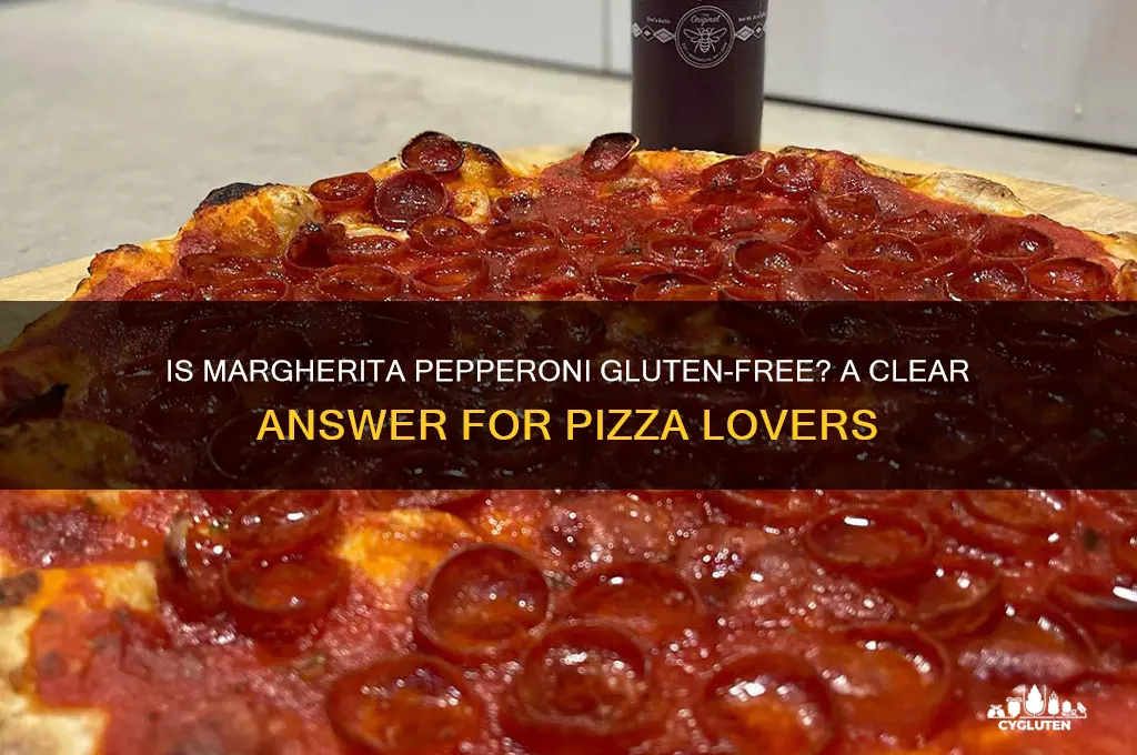 is margherita pepperoni gluten free
