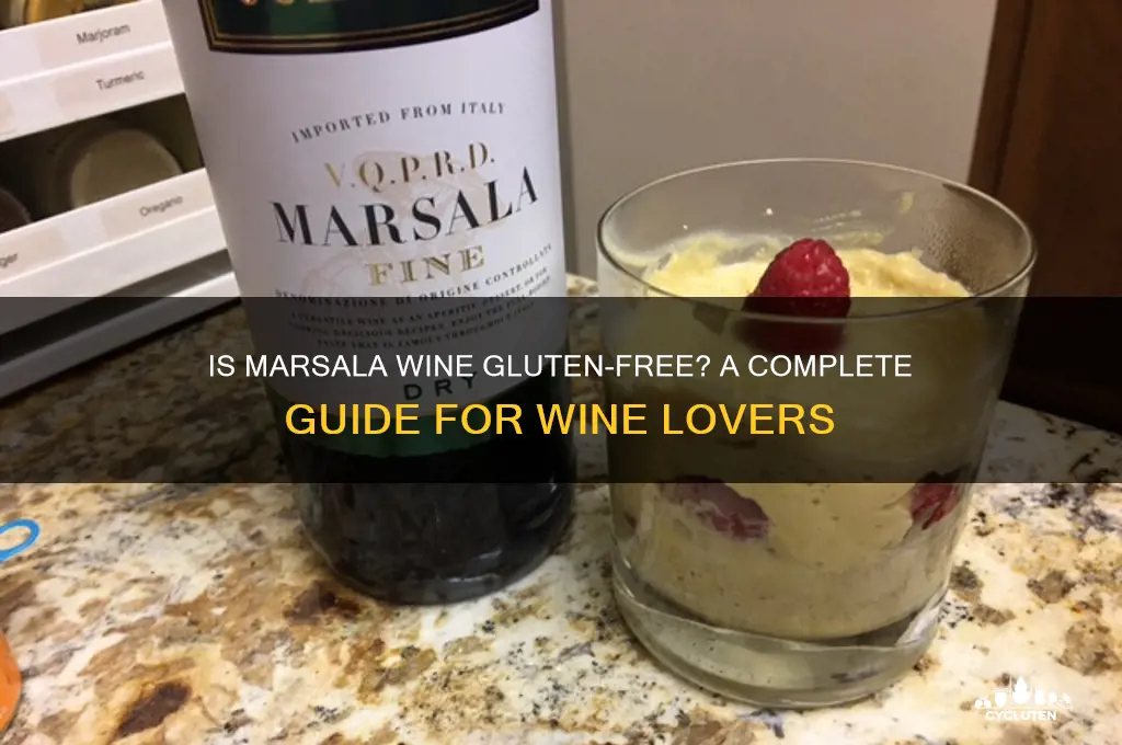 is marsala wine gluten free